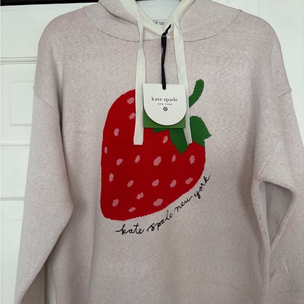 Kate Spade Strawberry Hoodie size m